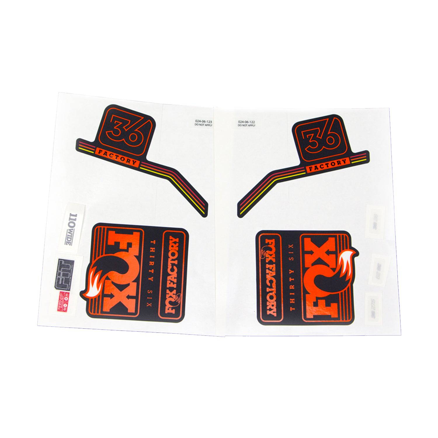 Fox Fork 36 Factory Series Decal Kit 2016 Spares & Accesories | Swinnerton Cycles