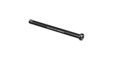 Bontrager Switch Lever Rear Thru-Axle 184mm black for bicycle components, compatible with 6mm hex key, shown in image.