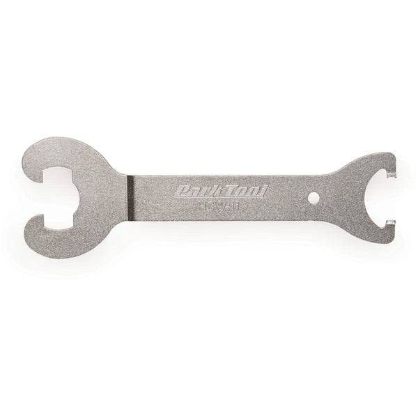 Park Tool HCW-11 16mm slotted bottom bracket adjusting cup wrench, double-ended workshop tool for bike maintenance.