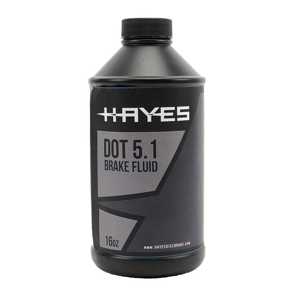 Hayes DOT 5.1 high-performance brake fluid container for disc brake systems, components for bicycle or vehicle braking systems