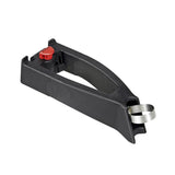 Rixen-Kaul KLICKfix seatpost extender bracket for bike bags and baskets, bike accessories mounted on a bicycle seatpost.