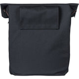 Black Basil City Bicycle Shopper Bag with hook-on system and reflective details, designed for 14-16L capacity.