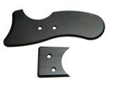 MRP Chain Guide Plates with Replacement Hardware for BB, ISCG, ISCG 05 mountain bike components on a black background