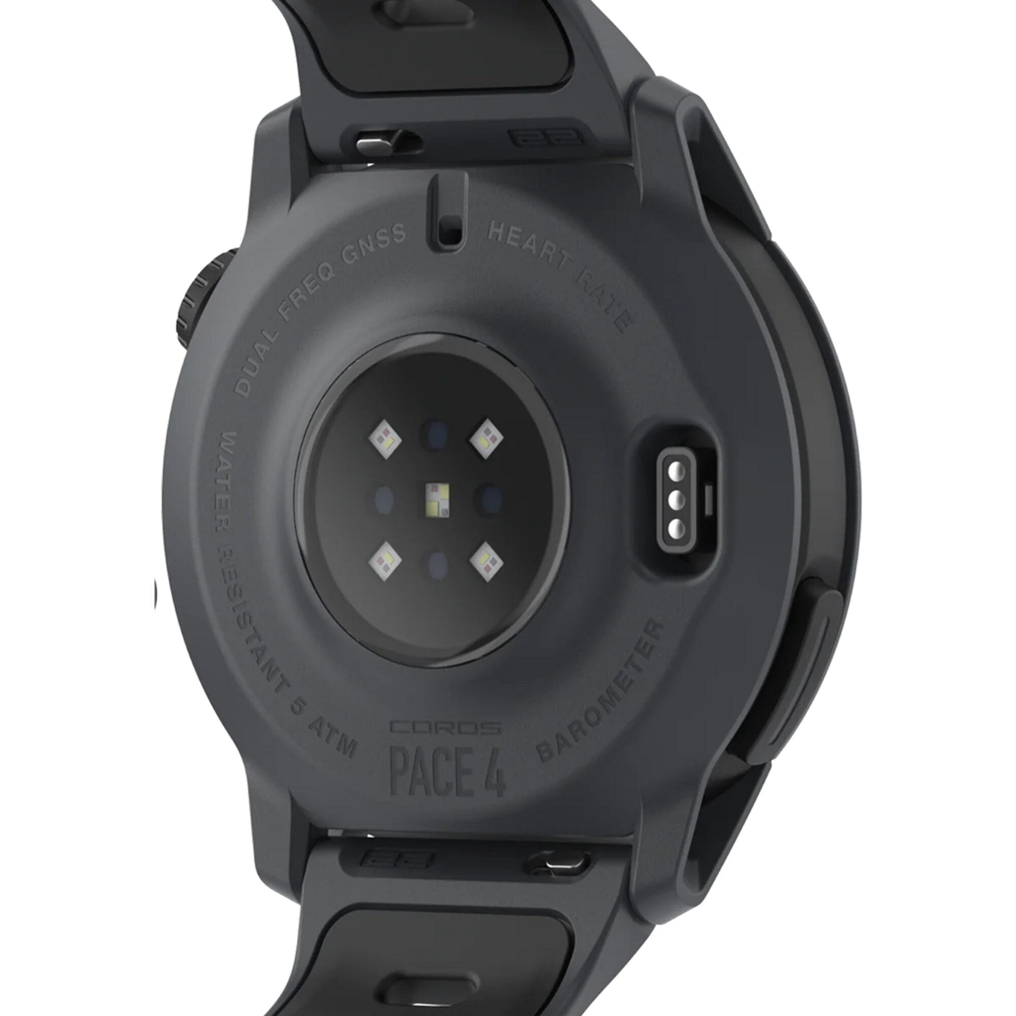 Coros PACE 4 GPS Sport Watch Black Silicone