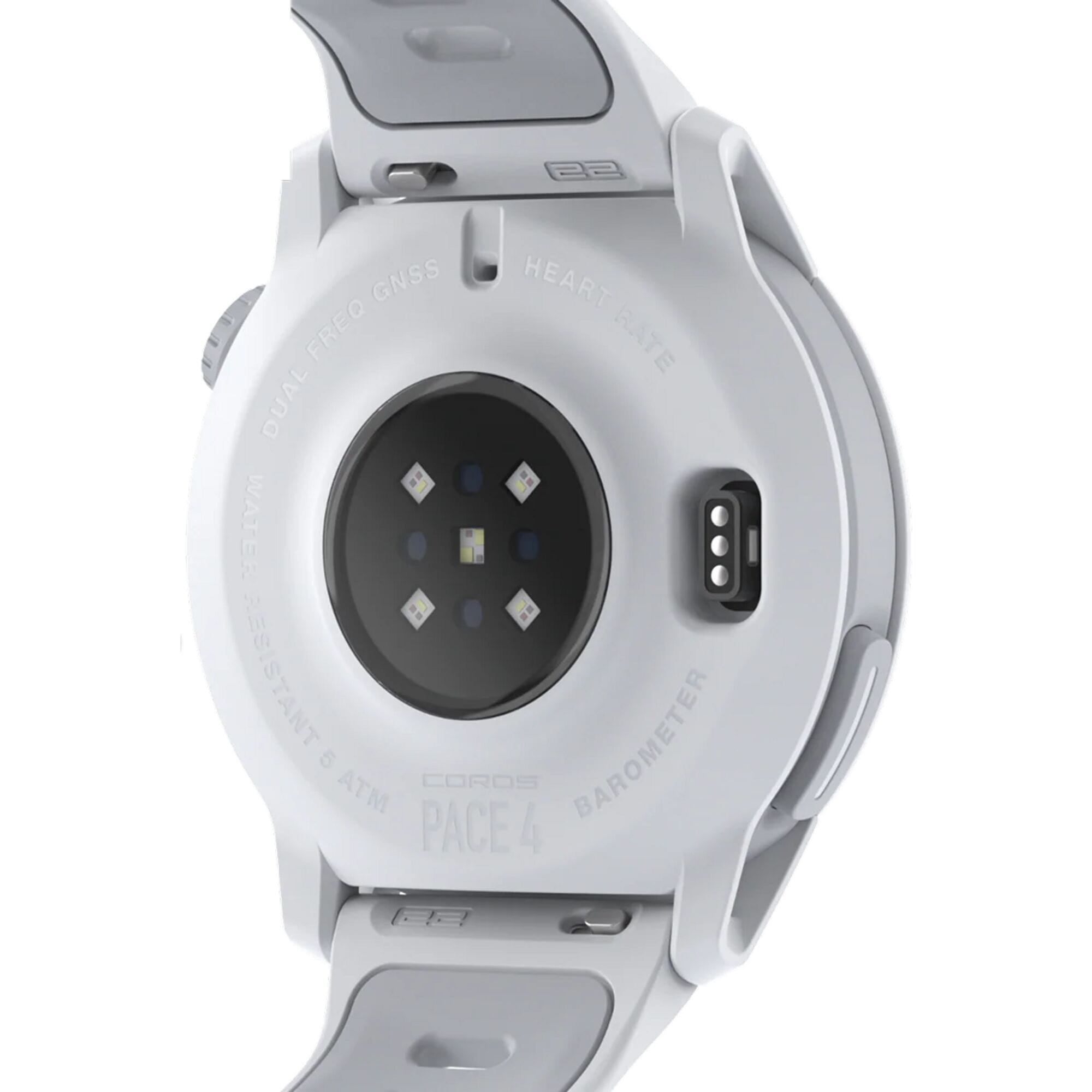 Coros PACE 4 GPS Sport Watch White Silicone