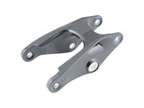 Trek aluminum rocker links for 2021 Slash 29 MTB suspension, mountain bike frame components with detailed metallic finish