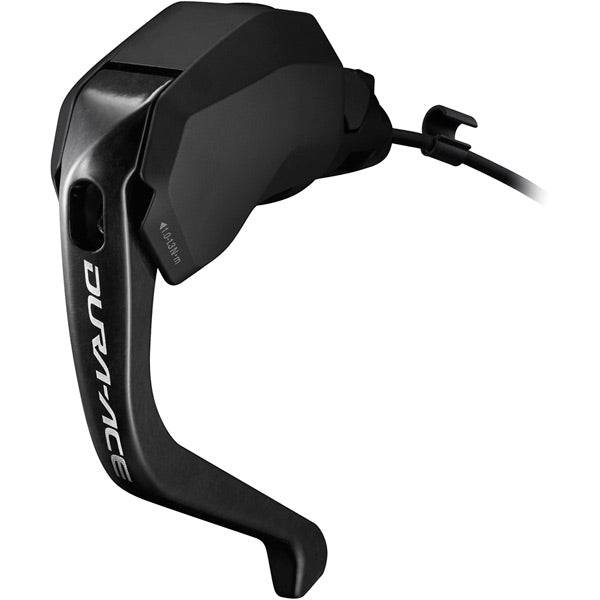 Shimano Dura-Ace ST-R9180 right hydraulic Di2 STI lever for TT bar with E-Tube wire, cycling component part.