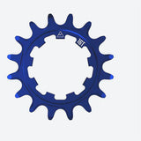 Wheels Manufacturing Solo-XD 16-tooth blue aluminum cassette cog for SRAM XD/XDR mountain bike drivetrain components