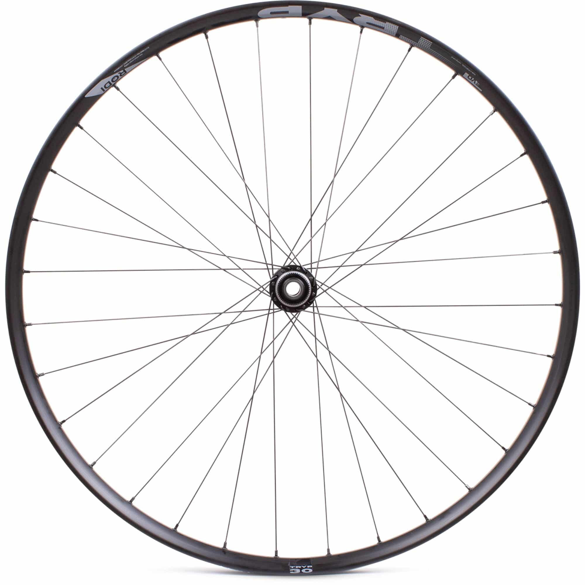 M Part Wheels M30 v2 29-inch front boost wheel with 110x15mm TLR tubeless-ready component for mountain biking.
