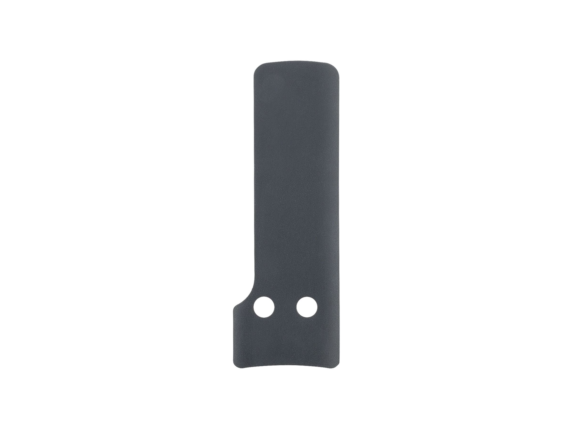 Trek 2023 Rail Aluminum Gen 3 downtube armor in black, designed for bike frame protection and durability.