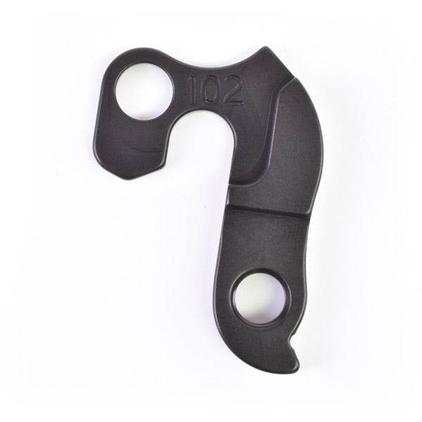 Wheels Manufacturing CNC machined derailleur hanger dropout for bike components, designed for easy replacement and precise fit.
