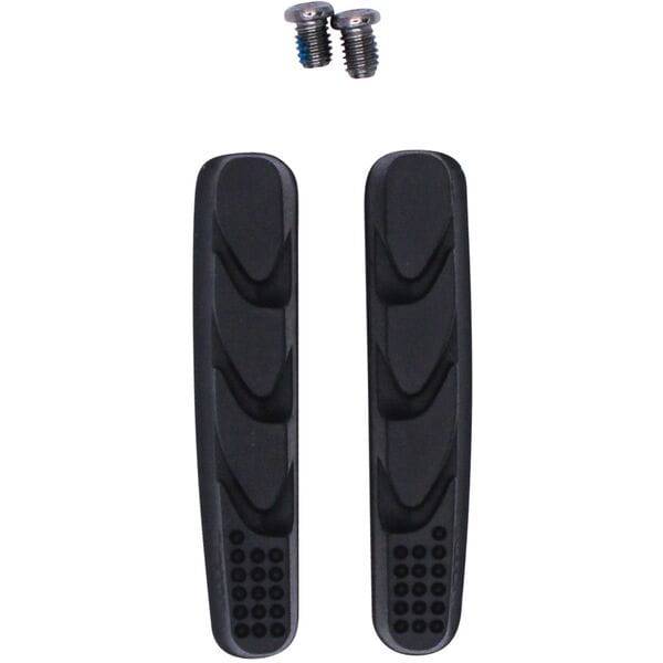 Aztec ceramic brake pads for Shimano Dura-Ace and Ultegra road bike braking system components, showing the brake pad design.