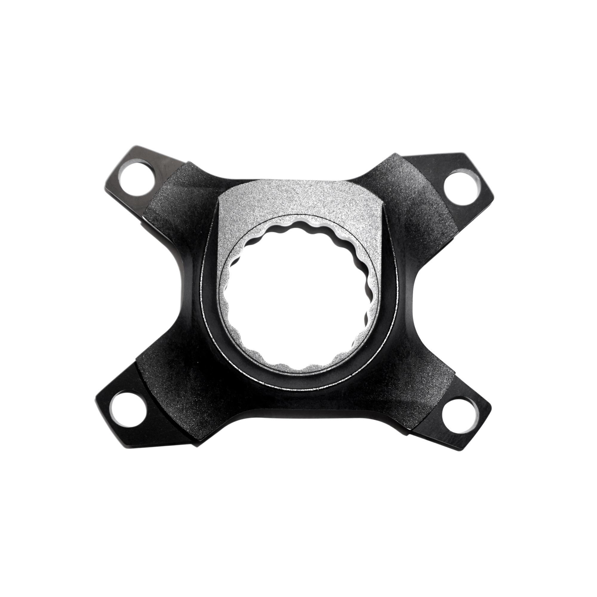 Easton Spider Cinch asymmetric 4-bolt 110mm BCD for Axis Cinch EC90 SL crankset, shown with crank arm attachment points.