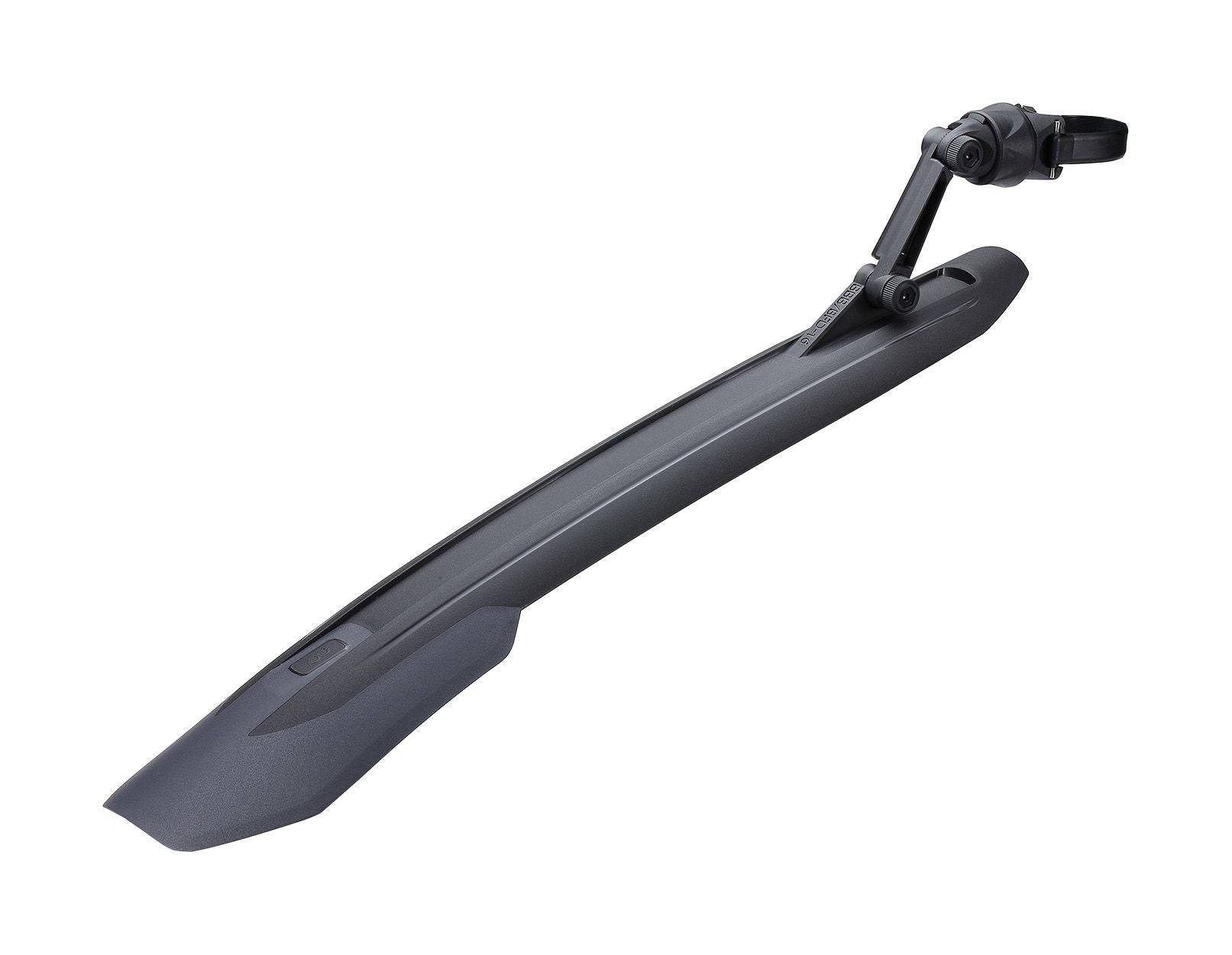 BBB BFD-16XLR GrandProtect XL MTB mudguard set for 28/29-inch tires, black front and rear bike mudguards.