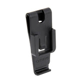 CatEye C-2 rear light clip attached to a belt, showing secure cycling safety accessory for easy visibility and safety.