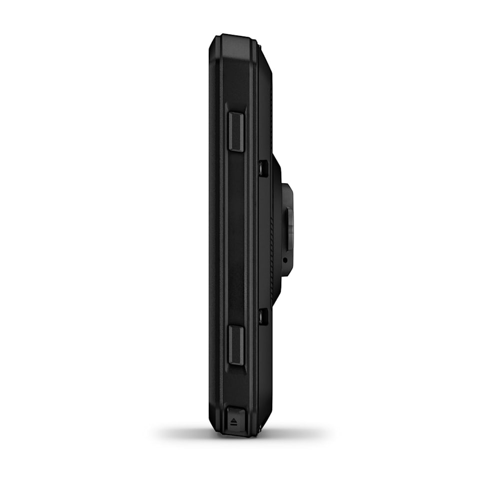 Garmin Edge® 1060 cycling accessories with display screen, mounted on bike handlebar with cables and mounting hardware.