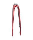 Trek Emonda SL7 road bike fork, rigid bicycle component with precise steering and control, in black with silver accents.