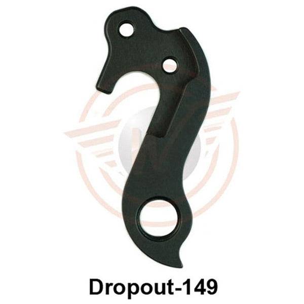 Wheels Manufacturing replaceable derailleur hanger dropout, CNC machined bike component for precise derailleur alignment.