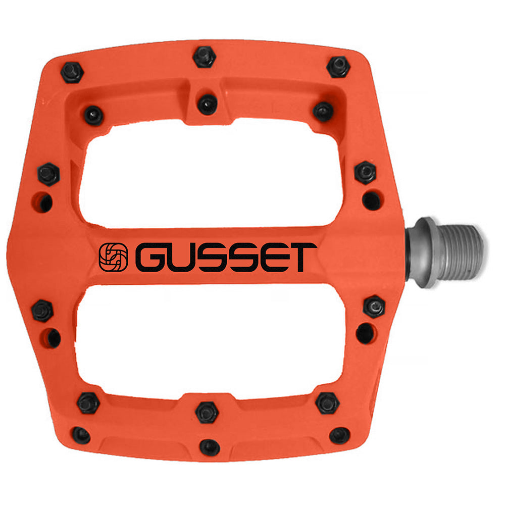 Gusset Components Slim Jim Nylon Pedals - Neon Colours
