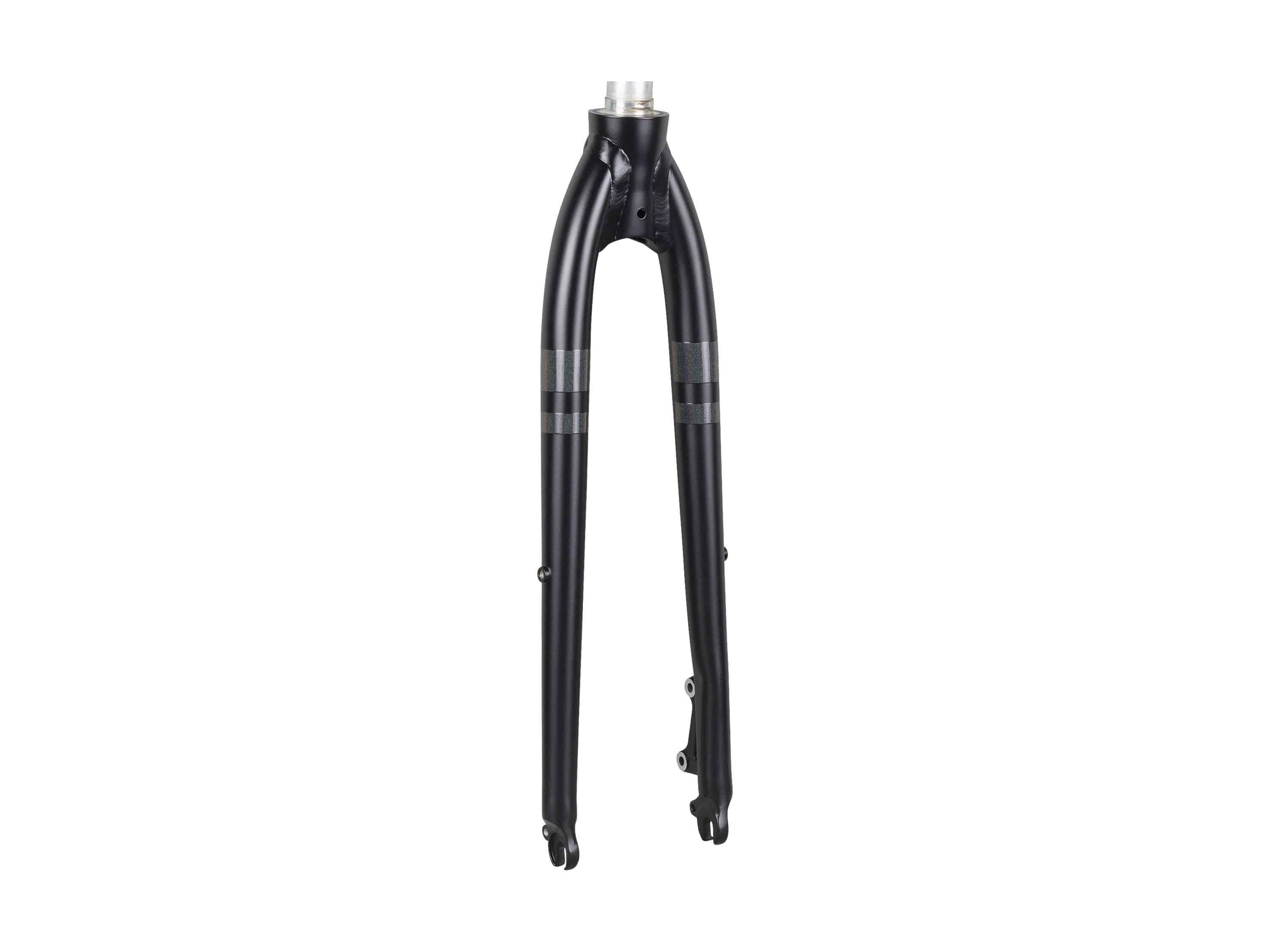 Trek District 4 Ahead Disc Fork in black, 700c rigid with 305mm length and 45mm offset, component for bike front suspension.