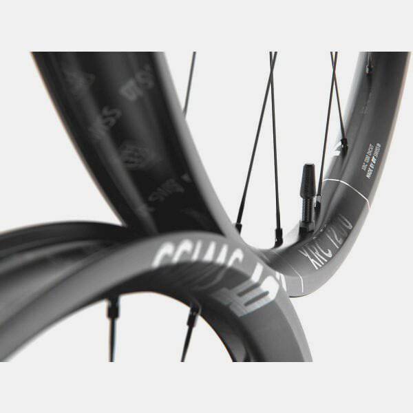 DT Swiss XRC 1200 29-inch front MTB wheel with 30mm carbon rim and BOOST axle, designed for cross-country cycling.