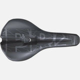 PRO MSN 1.3 Enduro saddle with carbon reinforced base and drainage port, designed for mountain biking components.