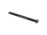 Bontrager Switch Lever rear thru-axle in black, 198.5mm length, for bike wheel attachment and quick release.