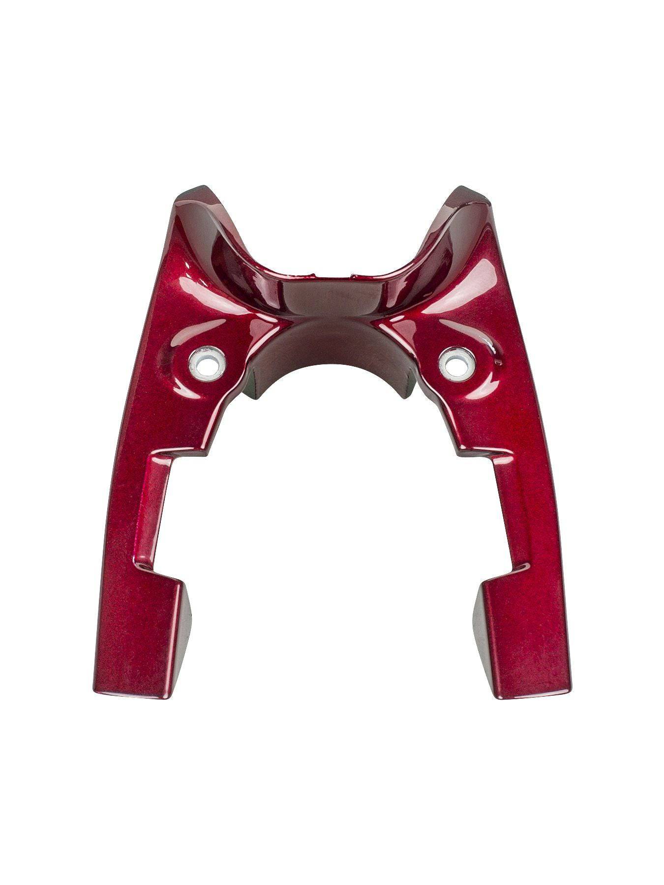 Trek Madone SLR front brake cover in rage red and black, protective component accessory for road bike upgrades.