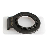 UNIOR 2-in-1 bike spoke and cassette lockring tool for bike maintenance, workshop quality tool in gray with black handle