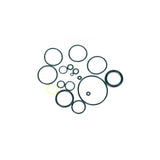 Fox DHX Air rear shock damper seal kit with replacement seals and components for Fox mountain bike shocks.