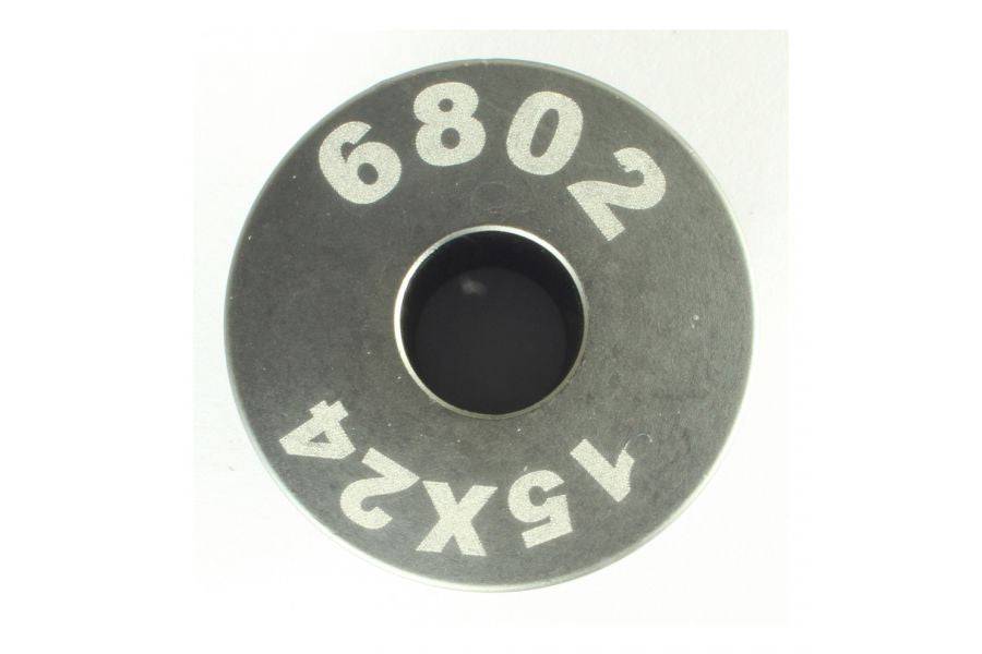 Enduro Bearings 6802 inner guide for EB8420 bearing press, black alignment tool for precise installation and bearing maintenance.