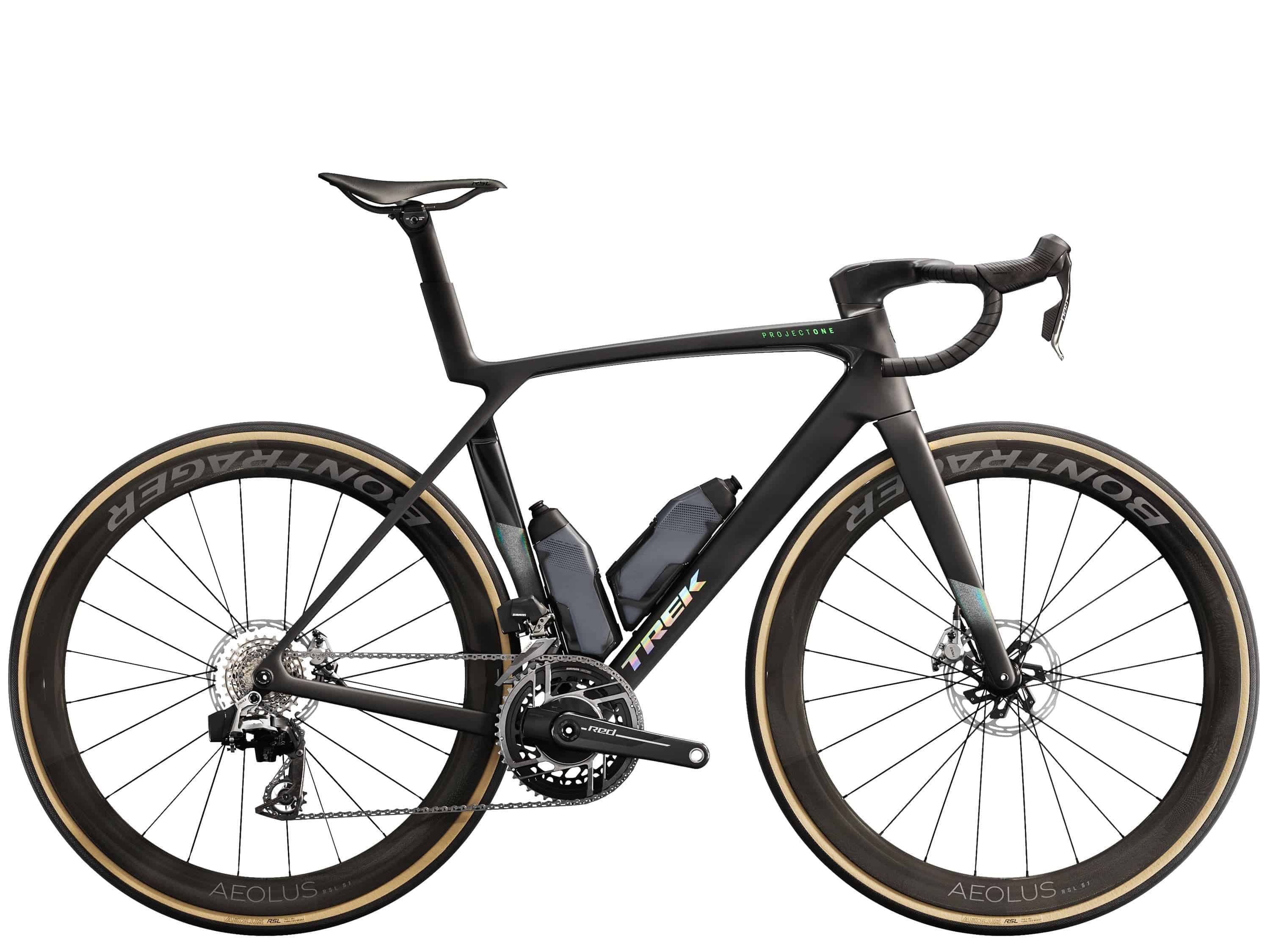 Trek Madone SLR 9 AXS Gen 8 aero road bike with SRAM RED eTap AXS, 900 Series OCLV Carbon frame, and IsoFlow aero design.