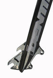 Identiti Rebate Jump 10mm XL Rigid BMX-style MTB fork with IS disc mounts, featuring sturdy components and rugged design.