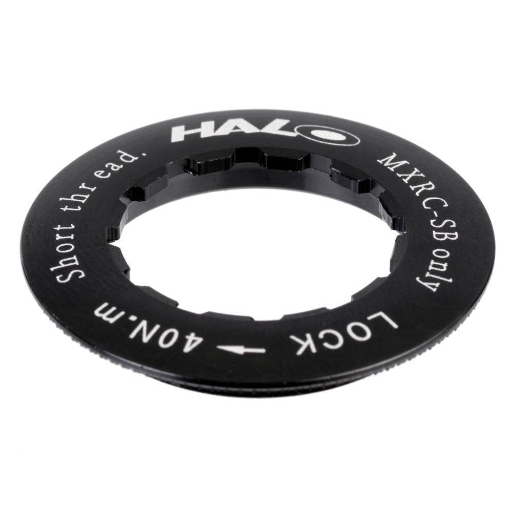 Halo MXR Supadrive cassette lockring for MXRC hubs, shown in close-up detail of the silver component.