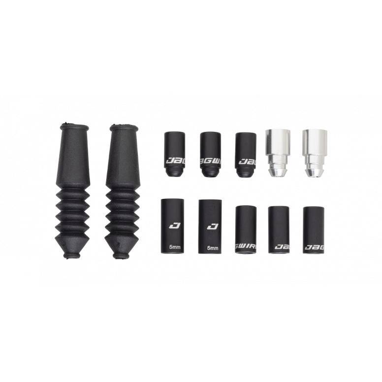 Jagwire Elite Link MTB Brake End Cap Pack Black 12 pack | Swinnerton Cycles