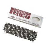 Izumi ES410 JB/S 1/2" X 1/8" Track Chain 116L Silver/Black: SILVER/BLACK 1/2" X 1/8" | Swinnerton Cycles