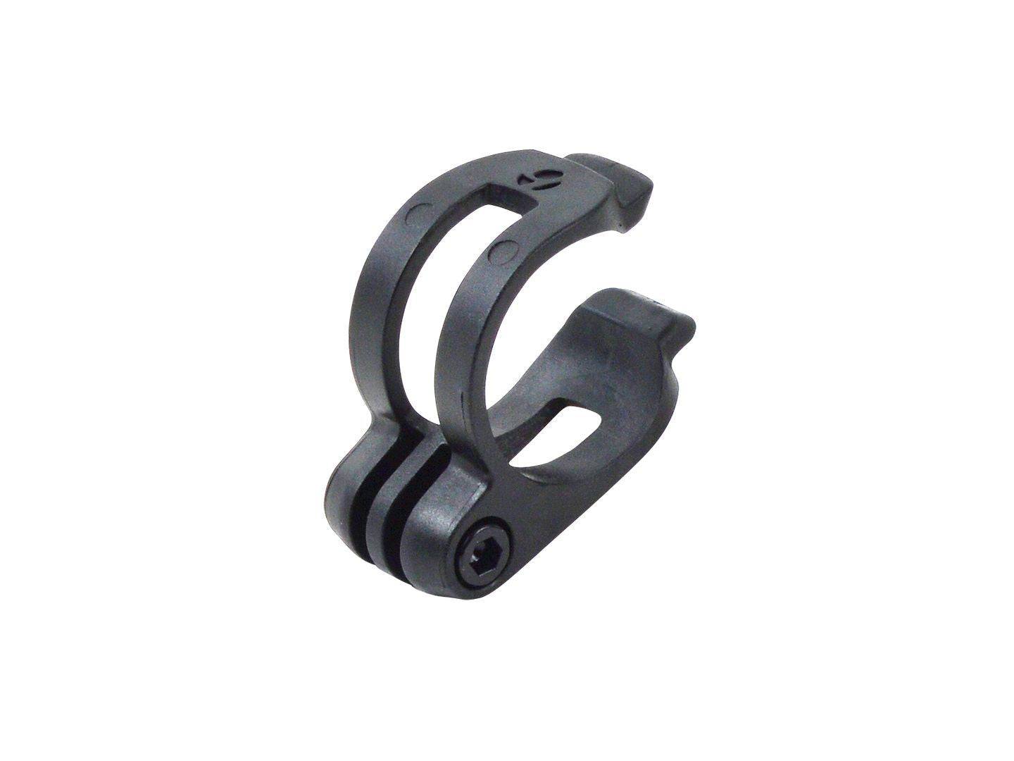 Bontrager Legacy XXX Stem Blendr Mono Base Mount for attaching bike accessories, shown in black on a bicycle component