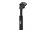 System EX Suspension Seatpost EL Black 27.2mm lightweight alloy with adjustable preload for bike components.