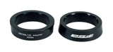 FSA MegaEvo BB30 spacers for BB386Evo cranksets, 68mm shell adapter, shown with silver metal components and precise fit.