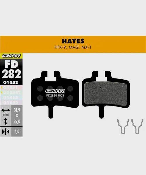 Galfer standard bike disc brake pads for reliable, quiet, and durable braking performance on bicycle components.