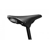 Brooks C15 Cambium All-Weather black steel bike saddle with waterproof cover, 140mm width, durable for all-weather cycling.