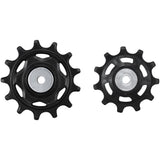 Shimano CUES RD-U8020 tension and guide pulley set for rear derailleur, bike component replacement, close-up view