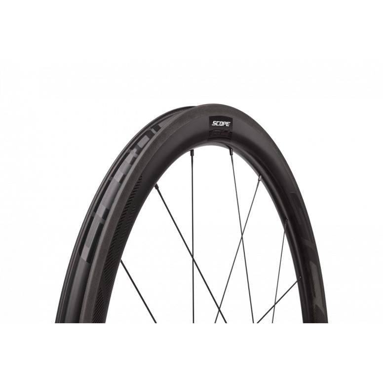 Scope Cycling R4 Rim Carbon Road Wheelset Black 45mm Rim Brake Shimano Carbon | Swinnerton Cycles