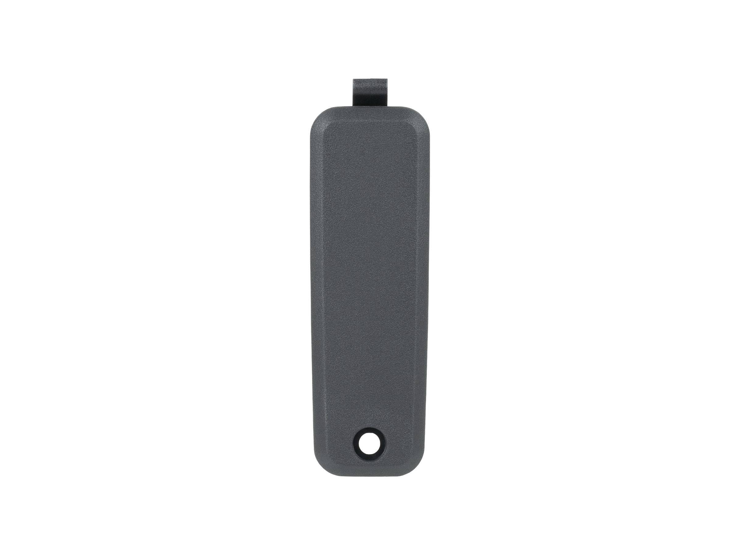 Trek 2023 Carbon Rail 29 Gen 4 top tube display cover in black for bike components, showcasing a sleek bike accessory.
