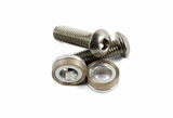 Hope M10 Stainless Steel Bolts/Washers(Pair) Domed Spares & Accessories | Swinnerton Cycles