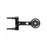 Cane Creek black computer mount for Garmin and Wahoo cycling devices, attaches to bike handlebars for easy access.