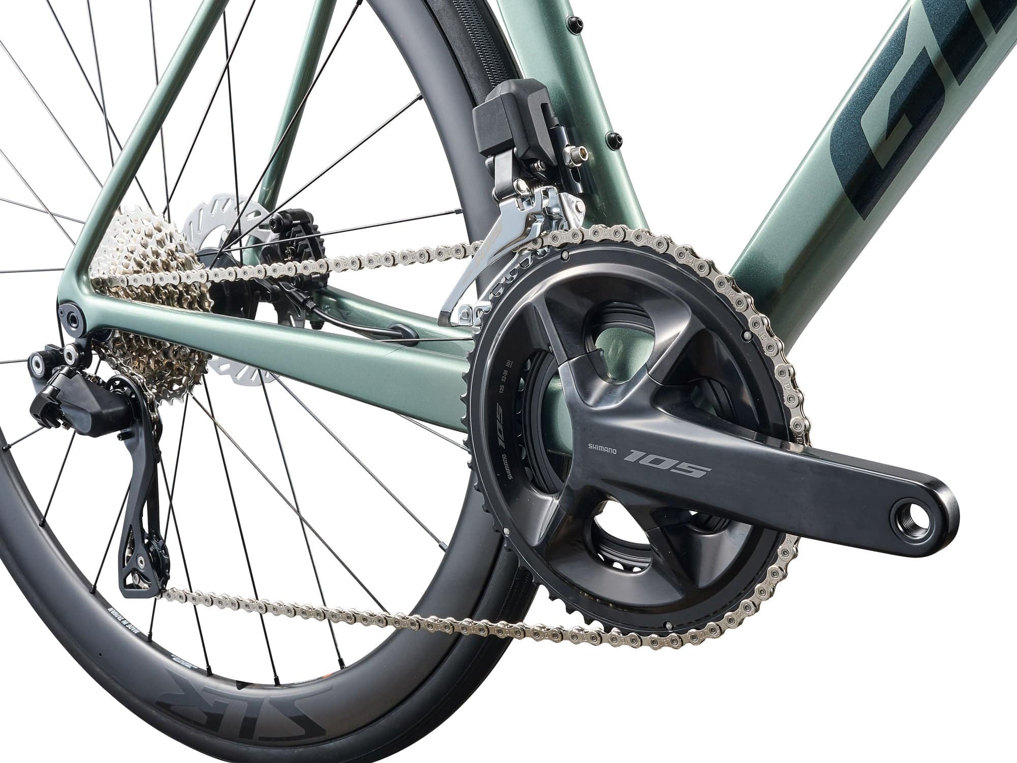 Giant TCR Advanced 0-PC road bike with aerodynamic frame and lightweight design, ready for racing performance.