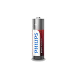 Philips Power Alkaline LR6 AA batteries pack of 4, long-lasting energy cells, shown in a clear image for electronic accessories.