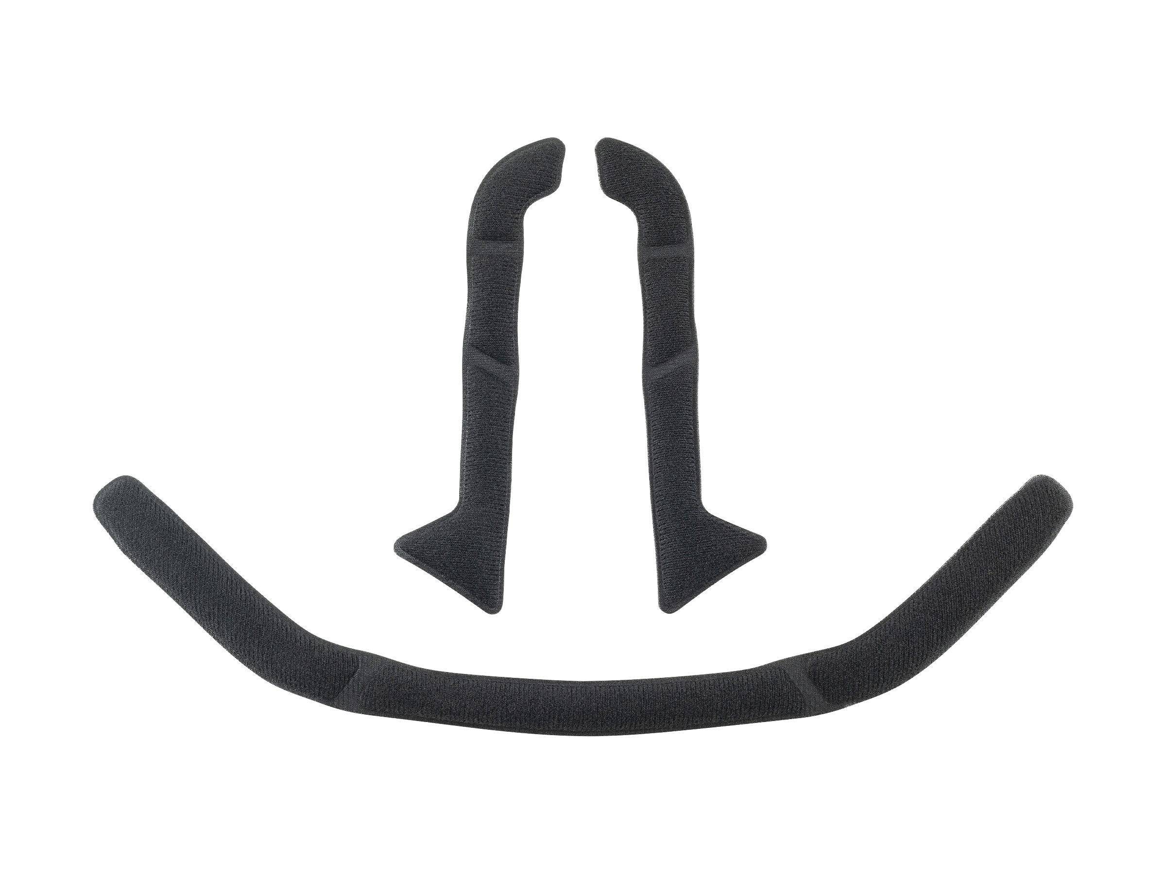 Black Trek Solstice bike helmet fit pad, 12mm thick replacement cushion, comfortable for cycling helmets, one size.