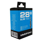 Schwalbe Impac AV28 700c inner tube for road and hybrid bikes, durable and puncture resistant bike inner tube.